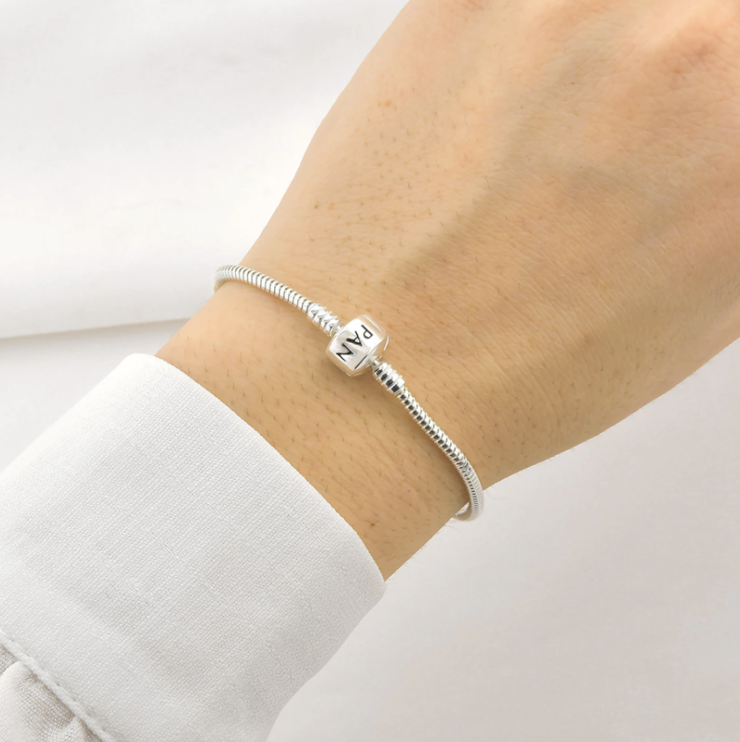 Pulseira Life Quadrada Liso 2.4MM