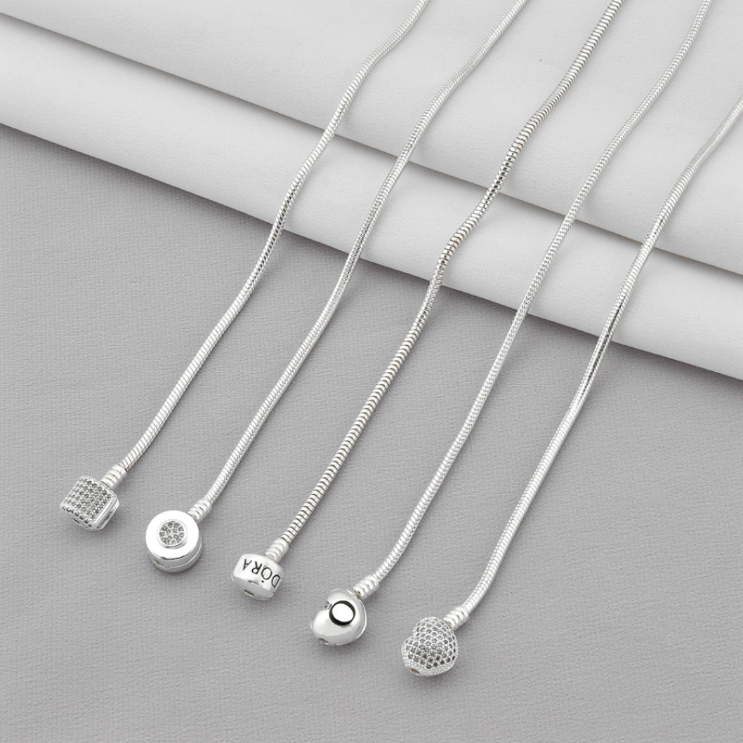 Pulseira Life Quadrada Liso 2.4MM