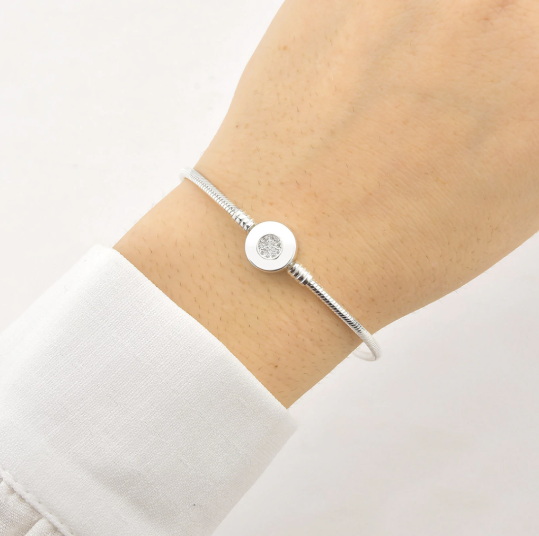 Pulseira Life Redondo Cravejado 2.4MM