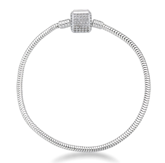 Pulseira Life Tambor Cravejado 2.4mm