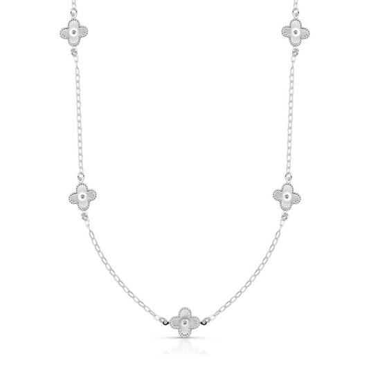 Choker 5 Trevos Martelado